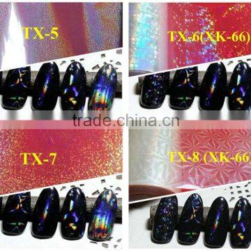 Hot Sale Galaxy Star Nail Art for Foil Sticker Nail Transfer Foil Tips