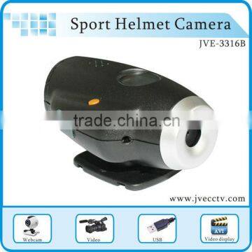 Bicycle camera, helmet protable video camera recorder with TV out JVE-3316B