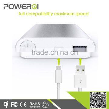 QC2.0 18650 10000mAh 20000mah DC5V 2.4A DC9V 1.8A DC12V 1.5A power bank for laptop phones