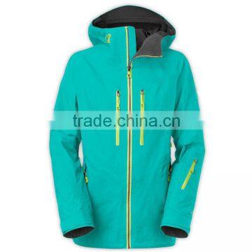 Hot sale colorful xxl womens ski jacket waterproof