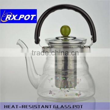 Pyrex wholesale glass teapots with filter 1100S