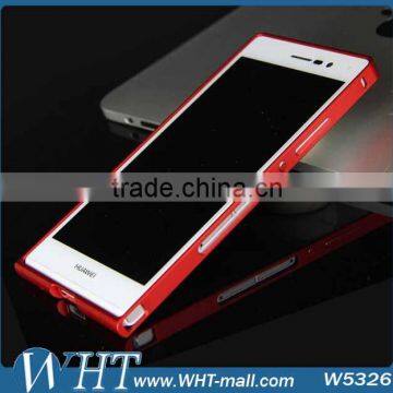 Factory Price Ultra-thin Metal Frame Aluminum Bumper for Huawei Ascend P7