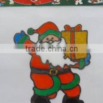 acclamatory Christmas santa claus , window sticker