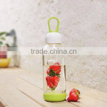 2014 Hot New Plastic Fruit Infuser Water Bottle Portable