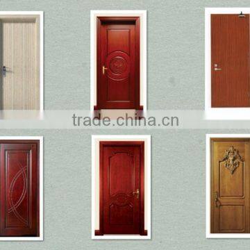 2.7mm 3.0mm 4.2mmHDF door skin with veneer , melamine paper, or white primered