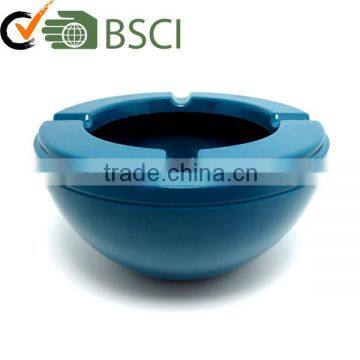 Customizable solid color household melamine round ashtray