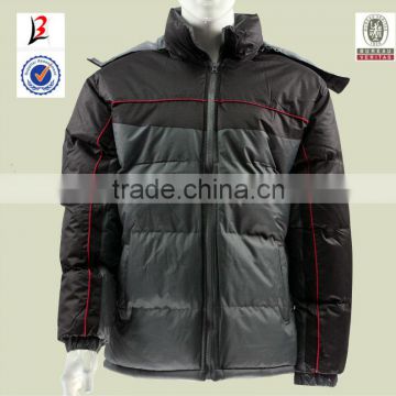 MENS PVC PADDING JACKET APPAREL STOCK(M-2017)