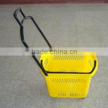 shopping plastic coated wire baskets