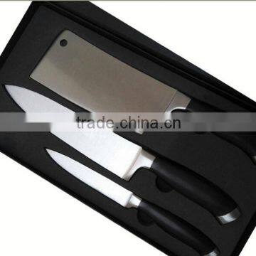 kitchen knife set 3 pcs ABS/POM handle