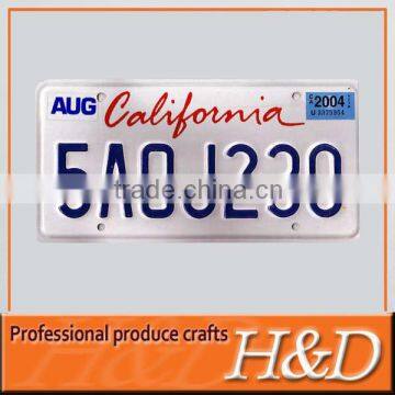 Euro Manual Widely Factory Direct Selling Embossed Number Plate