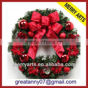 china new custom christmas card wreath holder red christmas decoration wreaths bow