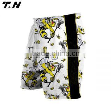 Professional custom design boys lacrosse shorts with sublimation printing