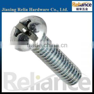Slotted Phillips Compound Groove Head Blue Zinc Plated Full Threaded Pan Head Machine Screw With Additional conditions