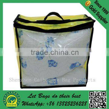 Hot sale pvc zipper blanket packaging bag