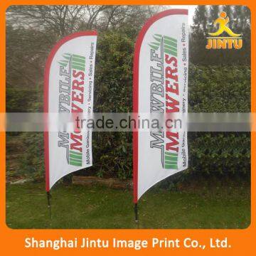 2016 Custom Advertising Teardrop Beach Flags With Cross Base,Feather Flag Wholesale photo-5