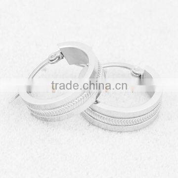 316L stainless steel hoop earrings