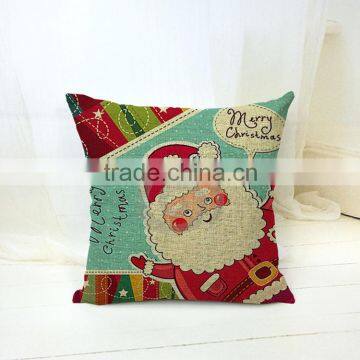 Funny christmas cute cushion cover for sofa seat