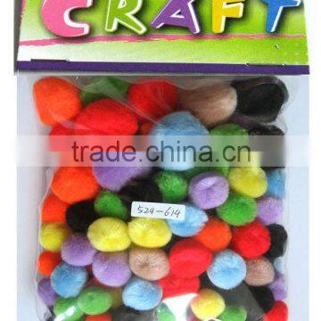 cheering party assorted color polyester Pompom