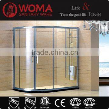 Y126 clear color glass whole shower room/simple room