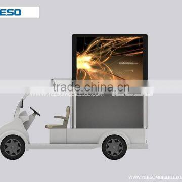 Outdoor mobile led screen, mobile billboard scooter, mobile led display scooter for outdoor advertising, promotion.