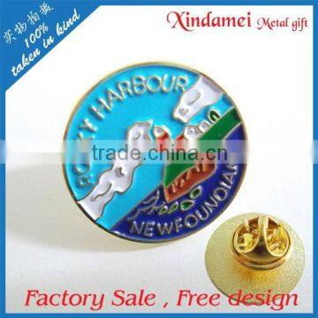 Custom metal pin badges