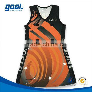 Custom Design Team Sport Women Netball Uniforms, Netball Dress, Netball Wear