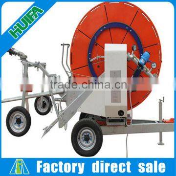 Used farm water hose reel irrigation and fertilize garden sprayer