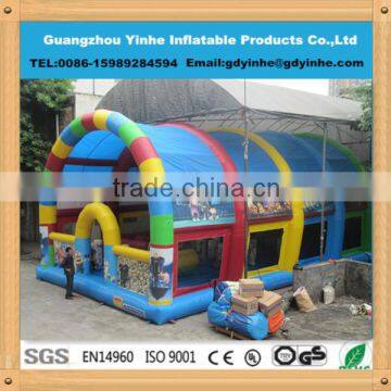 2014 new design Inflatable amusement park adult games fun city