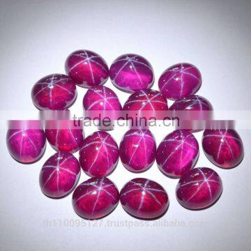 105.00 Ct Ruby Star Sapphire 6 Rays Lab Created Stone