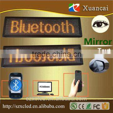 P7.62-16x80 Bluetooth Smart phone APP LED sign bluetooth scrolling Normal eyes and Mirror text LED display