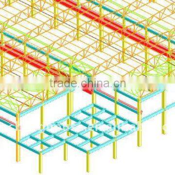 ISO Certificate Steel Structure Warehouse Drawings