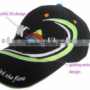 6 Panel 3D embroidery baseball cap