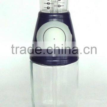 TW745ST glass oil bottle with measuring lid