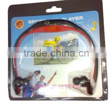 2013 hot sale alound the world mp3 player cheap wireless headphone