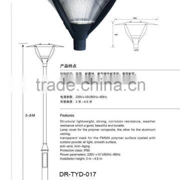 90W die-casting pc Lampshade garden light