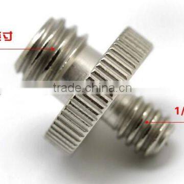 Professional high quality 1/4" Male to 3/8" Male Threaded Convert Screw Adapter for Tripod and Head