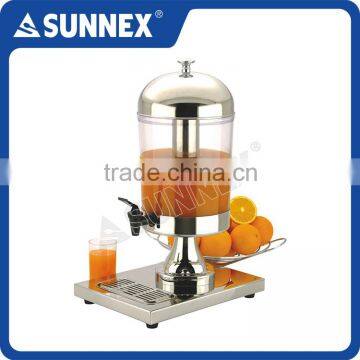 SUNNEX Hot Sale Stainless Steel 8ltr Classic Juice Dispenser