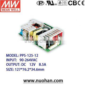 Mean well PPS-125-12 125W 12V smps PFC 125w 12v power supply