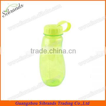 BPA Free colorful transparent Plastic water bottle/sport water bottle