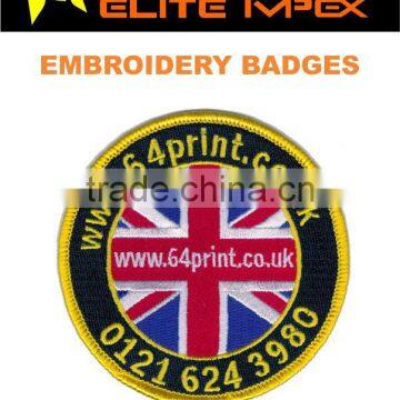 cheap embroidary badges