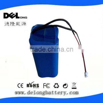 7.4v 4400mah 18650 li-ion battery pack