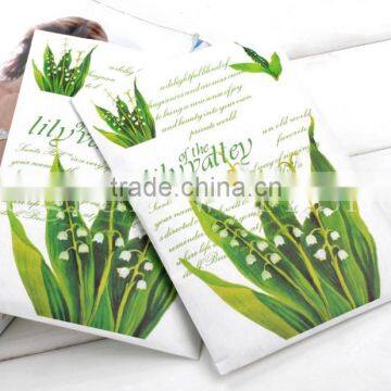 fresh scents OEM customized order accept low MOQ cheap fragrance paper sachet