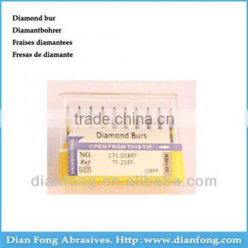 TF-21EF High Speed Fine Grit Flat Head Cone Dental Diamond Drill Bits