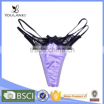 2015 Latest Sexy Slit G-String Thongs Children Underwear