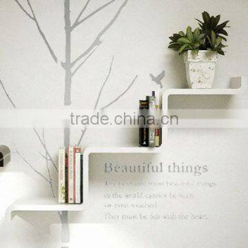 ABS High Glossy Zigzag Wall Shelf