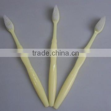 Disposable hotel custom toothbrush ivory toothbrush