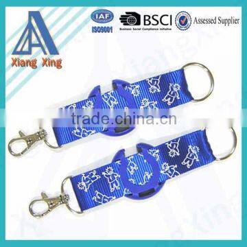Fashion Design High Quality Durable Polyester Carabiner Lanyards