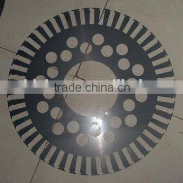 wind turbine generator stator sector laminated cores