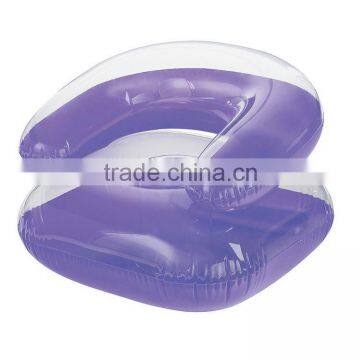 semitransparent purple little inflatable floating drink holder,can holder,cell-phone holder