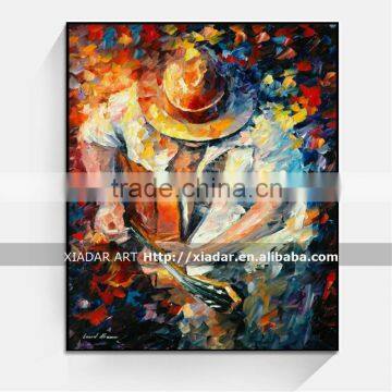 handmade palette knife oil painting design for Bedroom decor